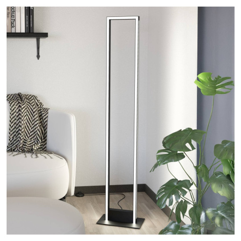 EGLO connect LED stojacia lampa Savilanas-Z, čierna, CCT