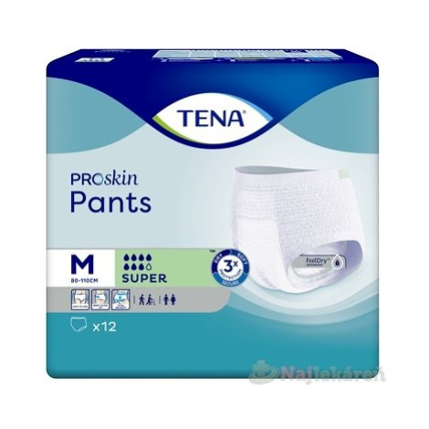 TENA Pants Super M naťahovacie inkontinenčné nohavičky 12ks