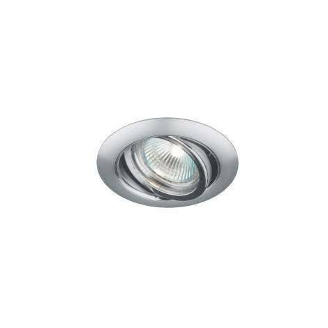 Svietidlo podhľadové DOWNLIGHT GU10 50W brúsený hliník (EMITHOR)