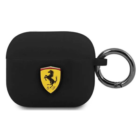 Obal Ferrari FEA3SILBK AirPods 3 cover black Silicone (FEA3SILBK)