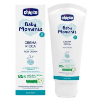 CHICCO Krém vyživujúci Baby Moments 85% prírodných zložiek 100ml, 0m+