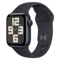 APPLE WATCH SE GPS + CELLULAR 40MM MIDNIGHT ALUMINIUM CASE WITH MIDNIGHT SPORT BAND - S/M MRG73Q