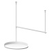 FLOS Infra-Structure C3 stropná LED lampa biela