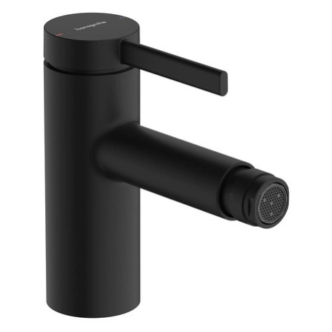 Bidetová batéria Hansgrohe Zesis S s výpusťou matná čierna 74201670