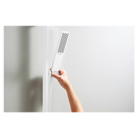 Hansgrohe Pulsify E, sprchová súprava 100 1jet EcoSmart so sprchovou tyčou 650 mm, biela matná, 