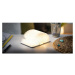 Sivá malá LED stolová lampa v tvare knihy Gingko Booklight