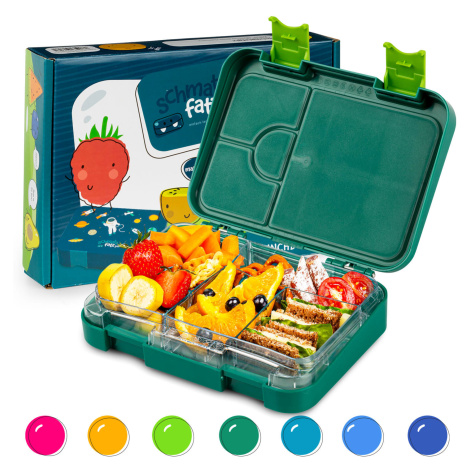 Klarstein junior Lunchbox, 6 priehradiek, 21,3 x 15 x 4,5 cm (Š x V x H), bez BPA