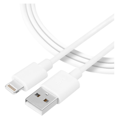 Tactical Smooth Thread Cable USB-A/Lightning 1m biely