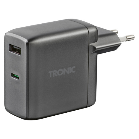 TRONIC® Nástenná nabíjačka Dual PD, 60 W (antracitová)