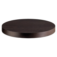 PEDRALI - Okrúhla dyhovaná doska stola - hrúbka 50 mm