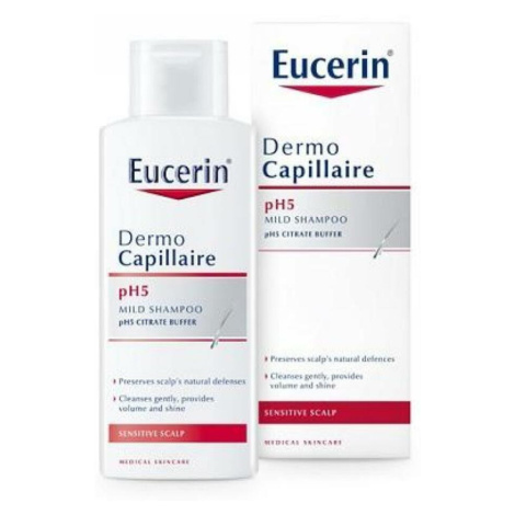 EUCERIN DermoCapillaire pH5 šampón na vlasy pre citlivú pokožku 250 ml