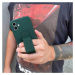 Silikónové puzdro na Apple iPhone 13 Wozinsky Kickstand zelené