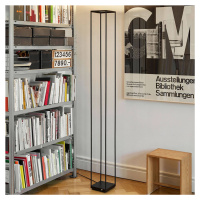 Serien.lighting Reflex² S stojaca LED lampa čierna