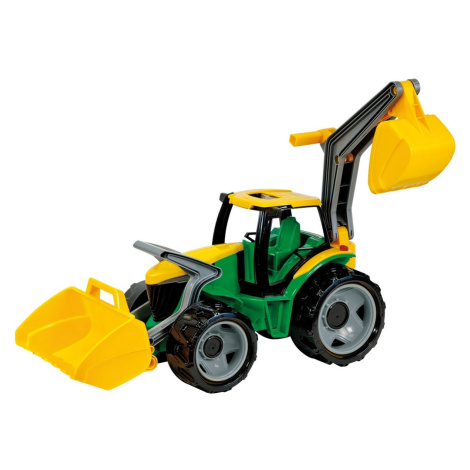 Lena Traktor s lyžicou a bagrom, 65 cm, zeleno-žltá