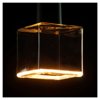 SEGULA LED floating cube 86 E27 4,5W biela číra