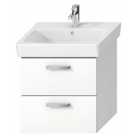Kúpeľňová skrinka pod umývadlo Jika Lyra Plus Viva 54x41,6x55 cm biela H40J3844023001