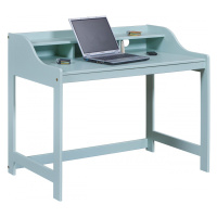 Písací stôl z masívu zani - zelená