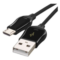 EMOS SM7004B USB kábel 2.0 A/M - micro B/M 1m čierny, Quick