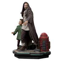 Soška Iron Studios Art Scale 1/10 Deluxe Star Wars - Obi-Wan a Young Leia