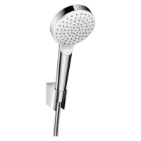 Hansgrohe Crometta, sprchový set 100 1jet s hadicou 1600 mm, biela/chrómová, HAN-26567400