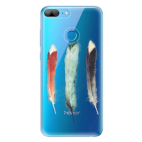Odolné silikónové puzdro iSaprio - Three Feathers - Huawei Honor 9 Lite