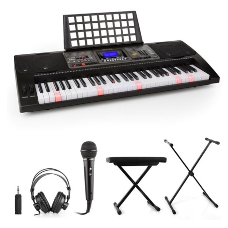 SCHUBERT Etude 450, nácvičný elektronický klavír, slúchadlá, mikrofón, stojan, stolička, adaptér