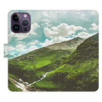Flipové puzdro iSaprio - Mountain Valley - iPhone 14 Pro Max