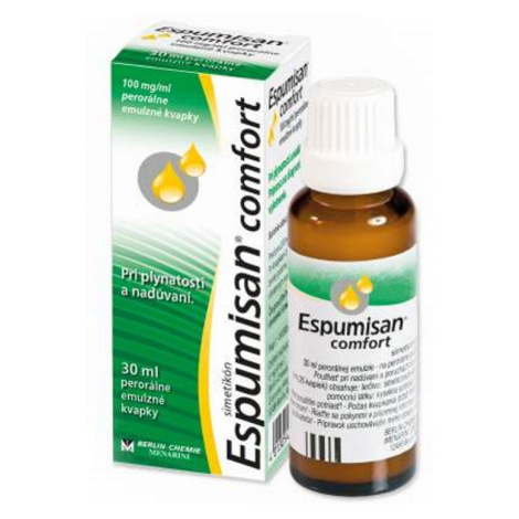 ESPUMISAN Comfort 100 mg/ml perorálne emulzné kvapky 30 ml