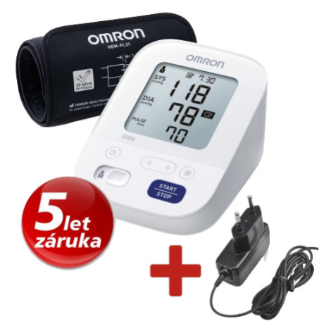 OMRON Tonometer M3 Comfort Intelli ramenný + sieťový zdroj