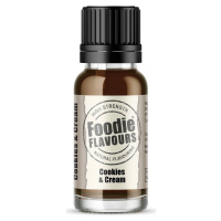 Prírodná koncentrovaná vôňa 15ml sušienky a krém - Foodie Flavours - Foodie Flavours