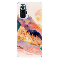 Odolné silikónové puzdro iSaprio - Abstract Mountains - Xiaomi Redmi Note 10 Pro
