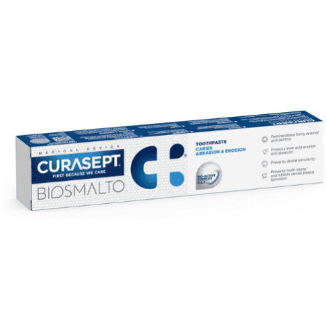 CURASEPT Biosmalto c.a.e. zubná pasta proti zubnému kazu abrázii a erózii 75 ml