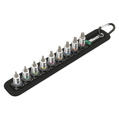 WERA Sada nástrčných kľúčov Zyklop 1/4" TORX Belt A 3 HF, 9 dielna