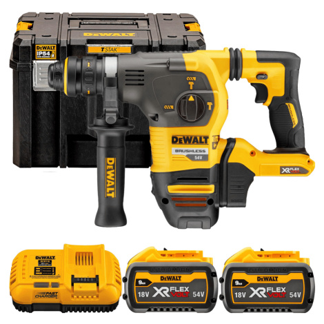 DEWALT 54V XR FLEXVOLT SDS-Plus 3,5 J aku kombinované kladivo, 2x 9,0 Ah DCH334X2-QW