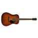 Fender PD-220E Dreadnought - Aged Cognac Burst