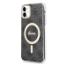 Kryt Guess iPhone 11 6.1" black hardcase 4G MagSafe (GUHMN61H4STK)
