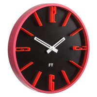 Dizajnové nástenné hodiny Future Time FT6010BK Numbers 30cm
