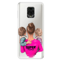 Odolné silikónové puzdro iSaprio - Super Mama - Two Boys - Xiaomi Redmi Note 9 Pro / Note 9S