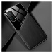 Samsung Galaxy M51 SM-M515F, silikónové puzdro, zadná strana z kože a plexiskla, odolné voči str