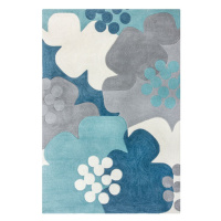 Kusový koberec Zest Retro Floral Blue Rozmery kobercov: 120x170