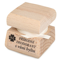 RAE Prírodný krémový dezodorant drevená krabička Bylinky 50 ml