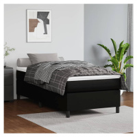 vidaXL Rám na boxspring posteľ, čierny 90x190 cm, umelá koža