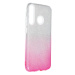 Silikónové puzdro na Huawei P40 Lite E Forcell SHINING strieborno-ružové