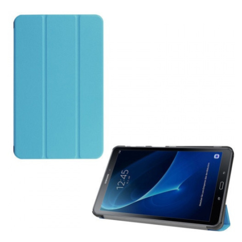 Samsung Galaxy Tab A 10.1 (2016) SM-T580 / T585, puzdro s priečinkom, Trifold, svetlomodré