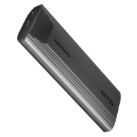 AXAGON EEM2-GTSA, USB-C 3.2 Gen 2 - M.2 NVMe SSD kovový THIN box, bezskrutkový