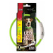Obojok Dog Fantasy LED nylon zelený 45cm