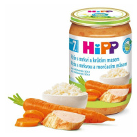 HiPP Bio príkrm ryža s mrkvou a morčacím mäsom 220g