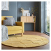Kusový koberec Moderno Gigi Ochre kruh - 160x160 (průměr) kruh cm Flair Rugs koberce