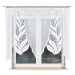 Biela žakarová záclona MELANIA 250x140 cm