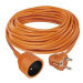Prodlužovací kabel s 1 zásuvkou 1,5 mm² MULO 20 m oranžový
